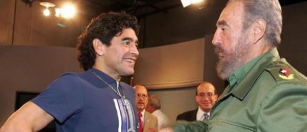 Diego Maradona: Fidel Castro a fost ca un al doilea tata pentru mine, sunt foarte trist