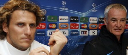 Ranieri infirma zvonul ca Forlan a refuzat sa intre pe teren