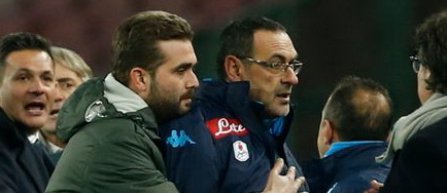 Maurizio Sarri, suspendat doua meciuri dupa ce l-a insultat pe Roberto Mancini