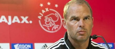 Frank de Boer, optimist dupa ce s-a stabilit ca Ajax va intalni echipa Steaua