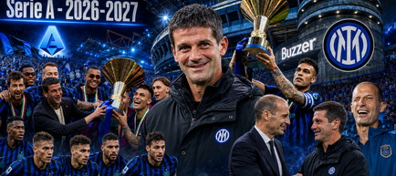 Inter Milano pornește favorită în Serie A, dar Napoli, Juventus și AC Milan pregătesc o cursă intensă pentru titlu