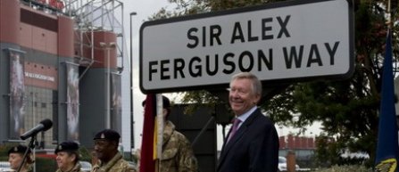 O strada din Manchester a primit numele Sir Alex Ferguson
