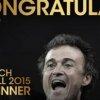 Luis Enrique a fost desemnat antrenorul anului 2015
