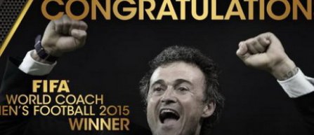 Luis Enrique a fost desemnat antrenorul anului 2015