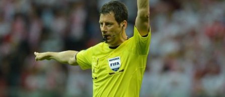Euro 2012: Wolfgang Stark, arbitrul meciului Croatia-Spania, Cuneyt Cakir, la Italia-Irlanda