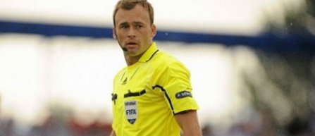 Artyom Kuchin va arbitra meciul Slovan Liberec - Astra Giurgiu