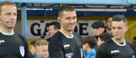 Adrian Cojocaru va arbitra meciul ACS Poli Timişoara - CFR Cluj, din sferturile Cupei României
