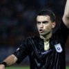 Ovidiu Hategan va arbitra partida Elvetia - Albania