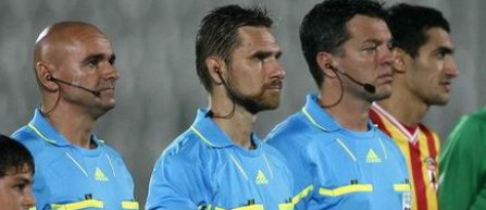 Alexandru Tudor arbitreaza meciul PSV Eindhoven - Napoli din Europa League