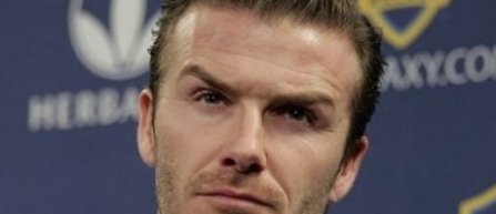 David Beckham a primit un cartonas rosu in timpul unui meci intre copii