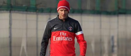 Beckham s-a antrenat prima oara cu PSG