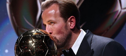 Harry Kane a câștigat "Balonul de Aur" în fața lui Kylian Mbappé și Lamine Yamal