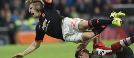 Luke Shaw, accidentat grav la meciul cu PSV Eindhoven
