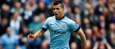 Sergio Aguero nu va juca in meciul cu Juventus Torino