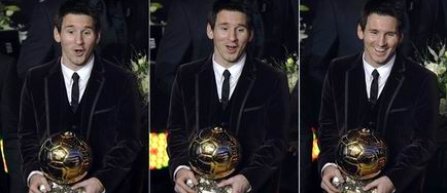 Messi a castigat pentru a treia oara consecutiv Balonul de Aur