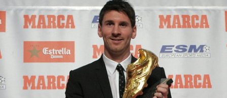 Messi va primi Gheata de Aur 2012, rezervata celui mai bun marcator din Europa