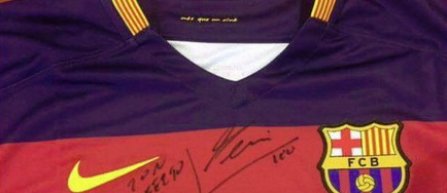 Lionel Messi a donat un tricou cu autograf pentru un spital de copii din Bosnia