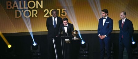 Messi a castigat Balonul de Aur pentru a cincea oara