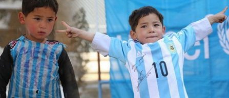 VIDEO | Un baietel afgan, fan al lui Messi, si-a intalnit eroul