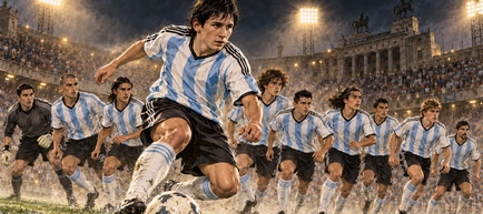 Jucătorii Argentinei care au fost pe teren la primul meci al lui Lionel Messi