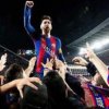 O fotografie cu Messi, saratorind calificarea Barcelonei, a depasit 65 milioane de vizualizari
