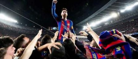 O fotografie cu Messi, saratorind calificarea Barcelonei, a depasit 65 milioane de vizualizari
