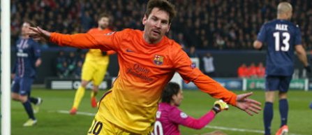 Leo Messi i-a ajuns pe Cristiano Ronaldo si Burak Yilmaz in fruntea golgheterilor Ligii Campionilor