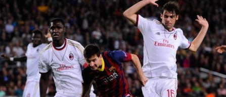 Lionel Messi urca pe podiumul golgheterilor dupa "dubla" cu Milan