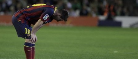 Lionel Messi va fi indisponibil intre sase si opt saptamani
