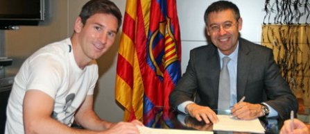 Lionel Messi si-a prelungit contractul cu FC Barcelona