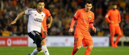 Federatia spaniola a anulat cartonasul galben primit de Messi la Valencia