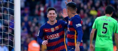 Messi, un gol, trei pase decisive si un penalty ratat