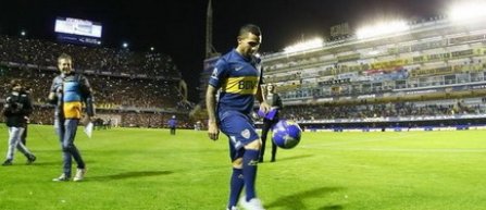 Carlos Tevez, primit ca un star rock la Boca Juniors