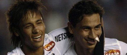 Neymar a reusit o dubla in Copa Libertadores