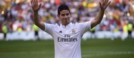 James Rodriguez, prezentat de Real Madrid in fata a circa 35.000 de suporteri