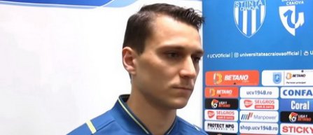 VIDEO Dominik Glavina: Sunt foarte fericit că am semnat cu Universitatea Craiova