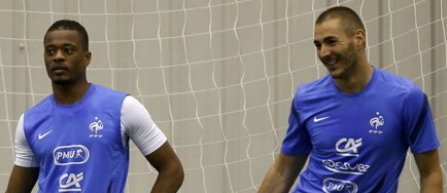 Euro 2012: Francezii Benzema si Evra nu s-au antrenat joi