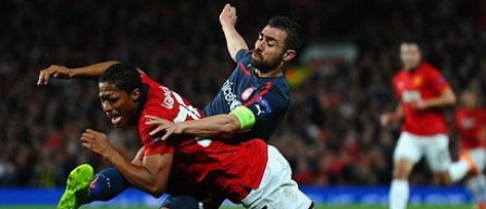 Patrice Evra va fi suspendat in prima mansa a sferturilor de finala ale Ligii Campionilor