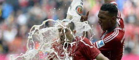 Ribery s-a suparat dupa ce a fost udat cu bere de Boateng