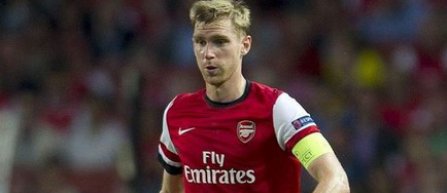 Germanul Per Mertesacker, noul capitan al echipei Arsenal Londra