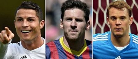 Ronaldo, Messi si Neuer, finalistii anchetei Balonul de Aur