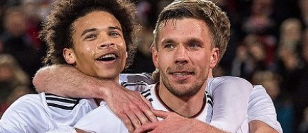 Podolski a marcat în ultimul său meci la naţionala Germaniei, scor 1-0 cu Anglia