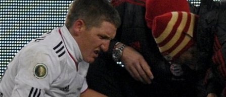 Schweinsteiger, indisponibil mai multe saptamani