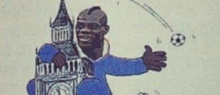 Euro 2012: Balotelli, infatisat de o caricatura in ipostaza de King Kong