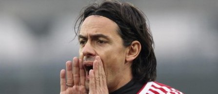 Filippo Inzaghi, 200 de meciuri de campionat pentru Milan