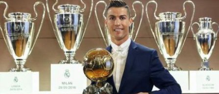 Cristiano Ronaldo a castigat Balonul de Aur 2016
