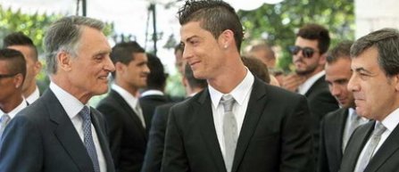 Ceremonia inmanarii unei medalii de catre presedintele Portugaliei lui Cristiano Ronaldo, amanata
