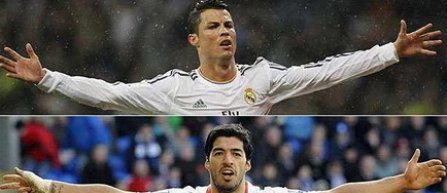 Cristiano Ronaldo si Luis Suarez au castigat Gheata de Aur