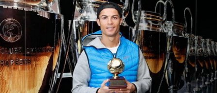 Cristiano Ronaldo a primit trofeul rezervat celui mai bun marcator international