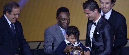Fiul lui Cristiano Ronaldo e fan Messi (video)